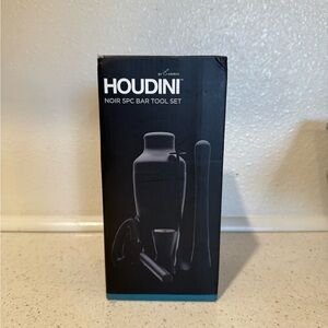 Houdini Black 5-Piece Bar Tool Set